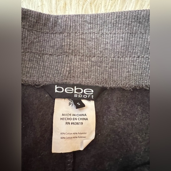 Bebe Sweatpants Joggers Gray Size S - Picture 4 of 11